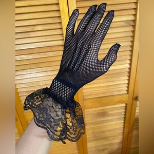 1. Fancy black gloves